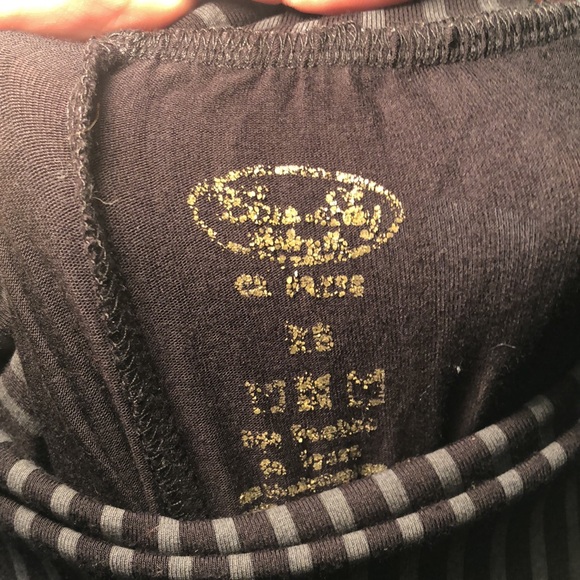 Blue sky, pinstripe 10 to 12 palazzo pant black wide leg - Picture 7 of 8